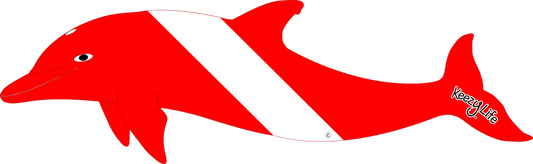 Dolphin Dive Decal