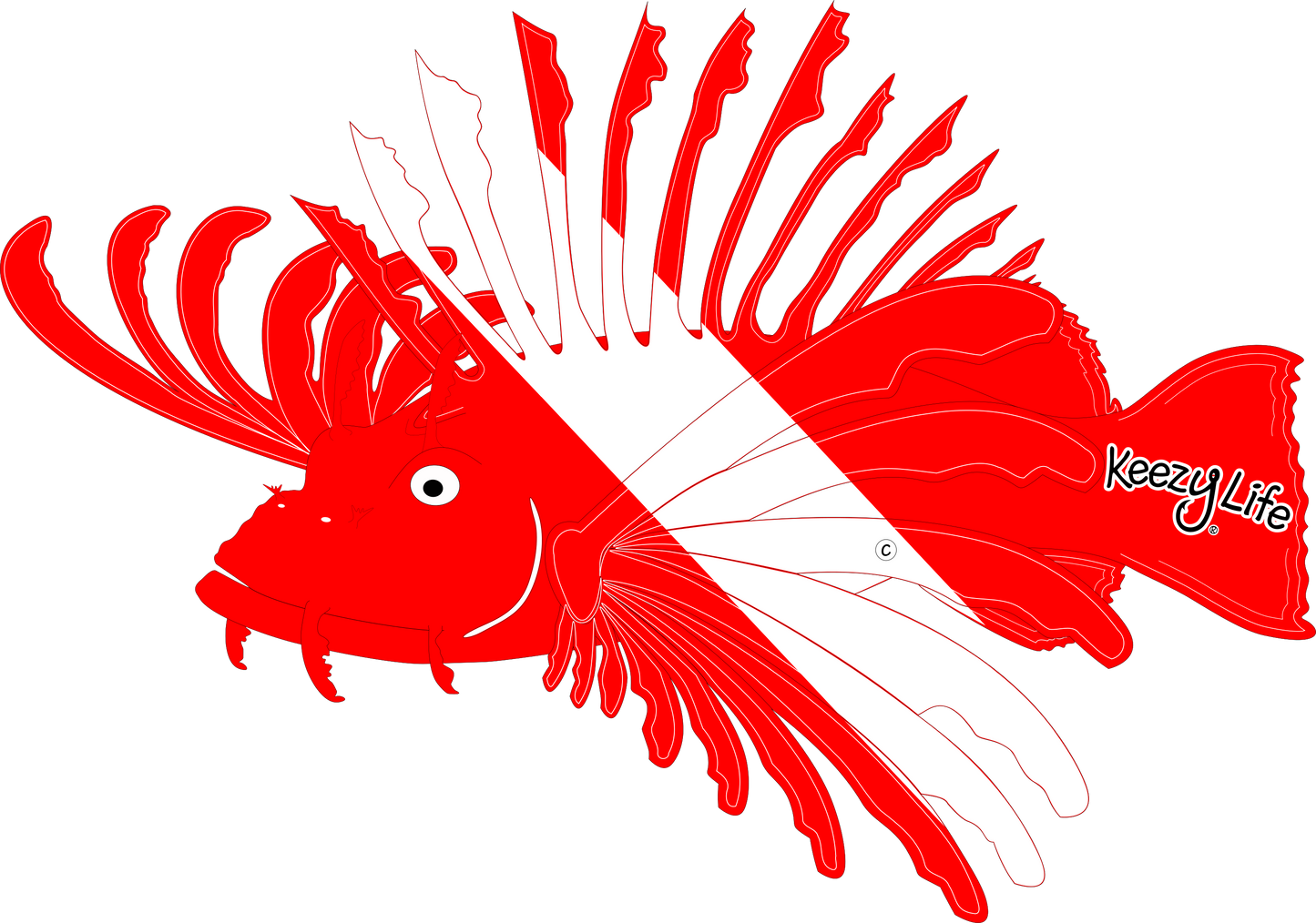 Lionfish Dive Magnet