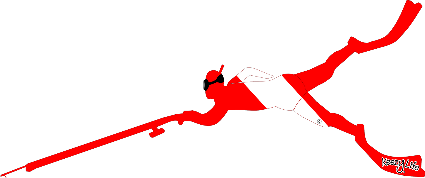 Spear Man Dive Magnet