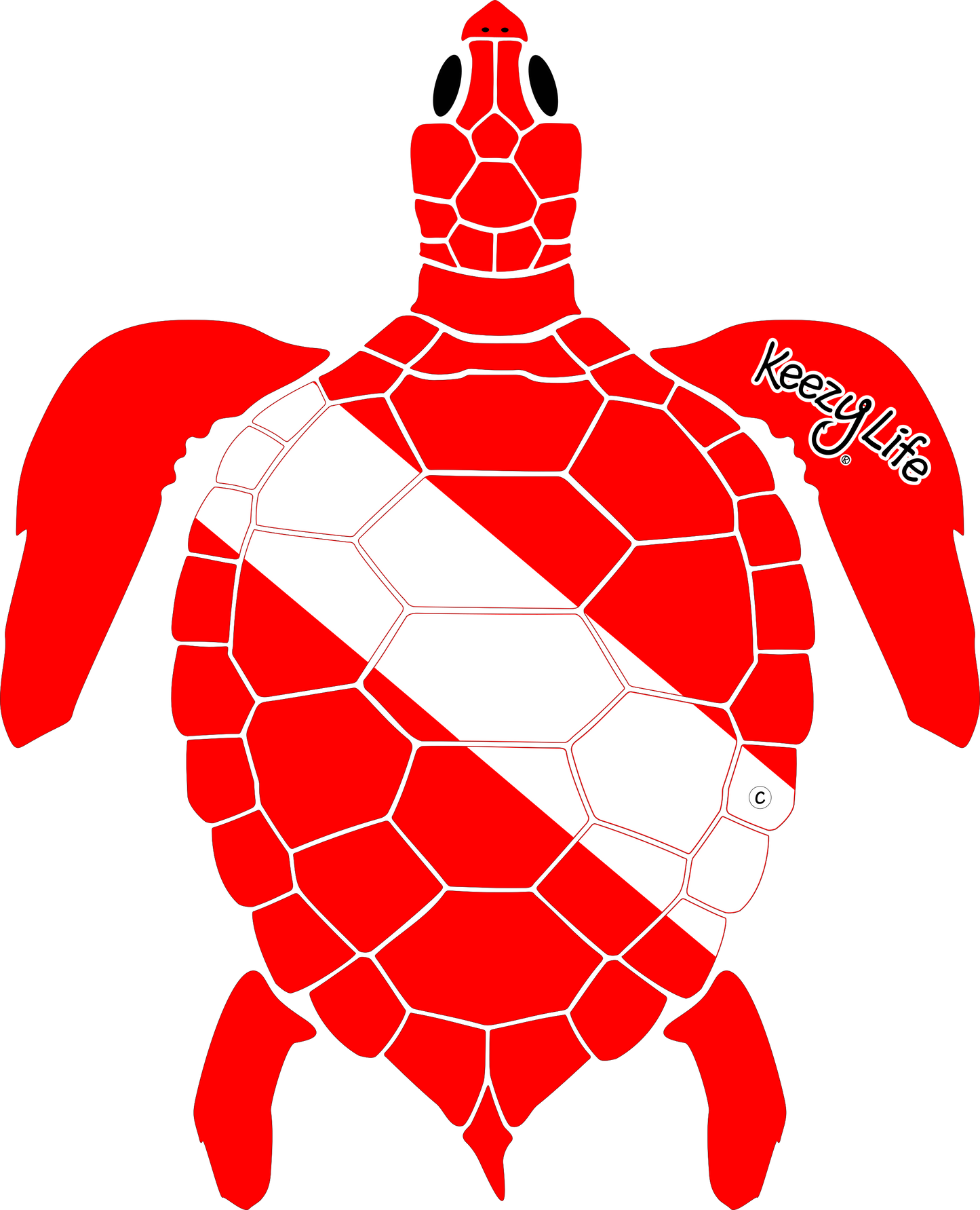 Sea Turtle Dive Magnet