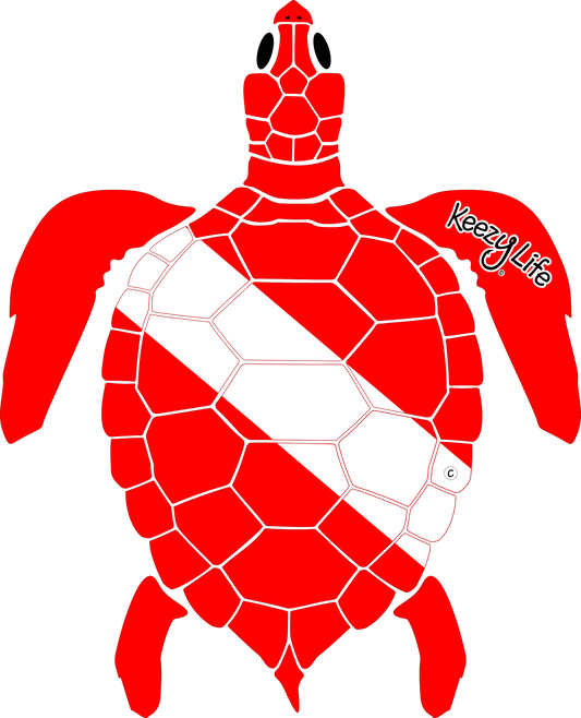 Sea Turtle Dive Magnet